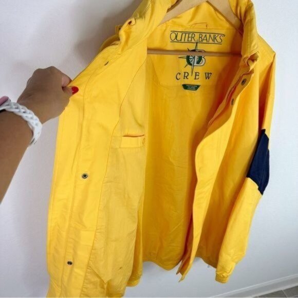 NEW Outer Banks The Navigator Crew Outerwear Jacket Yellow Size XXLarge - Picture 9 of 13